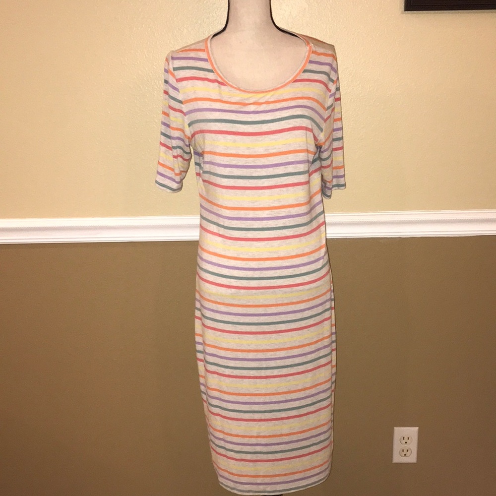 Lularoe Julia stripe dress